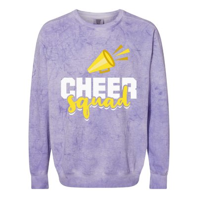 Cheer Squad Cheerleading Funny Cheerleader Colorblast Crewneck Sweatshirt