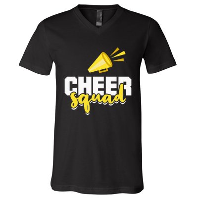 Cheer Squad Cheerleading Funny Cheerleader V-Neck T-Shirt