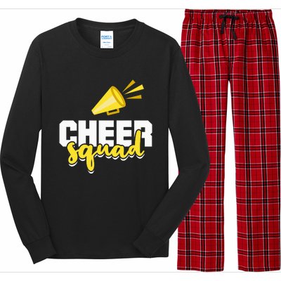 Cheer Squad Cheerleading Funny Cheerleader Long Sleeve Pajama Set