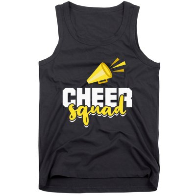 Cheer Squad Cheerleading Funny Cheerleader Tank Top