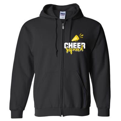 Cheer Squad Cheerleading Funny Cheerleader Full Zip Hoodie