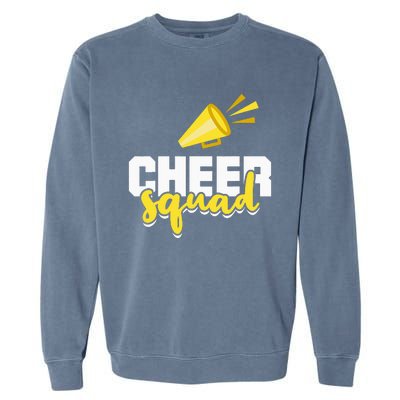 Cheer Squad Cheerleading Funny Cheerleader Garment-Dyed Sweatshirt