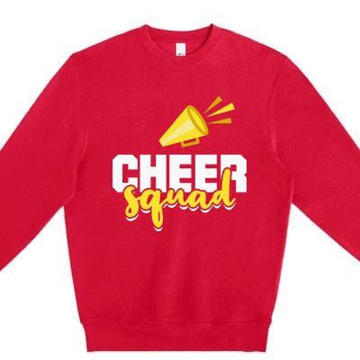 Cheer Squad Cheerleading Funny Cheerleader Premium Crewneck Sweatshirt