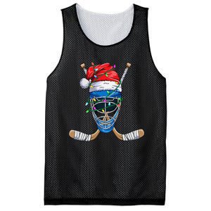 Christmas Santa Claus Player Ice Hockey Funny Mesh Reversible Basketball Jersey Tank