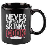 Cooking Skinny Chef Hobby Chef Culinary Funny Cook Meaningful Gift 11oz C Handle Ceramic Mug