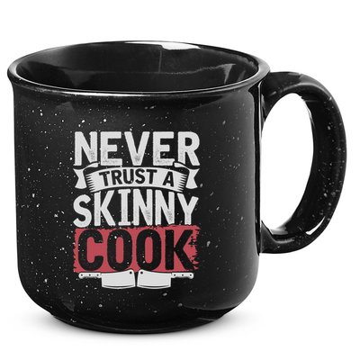 Cooking Skinny Chef Hobby Chef Culinary Funny Cook Meaningful Gift 15oz Campfire Ceramic Mug