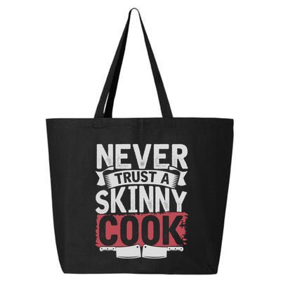 Cooking Skinny Chef Hobby Chef Culinary Funny Cook Meaningful Gift 25L Jumbo Tote