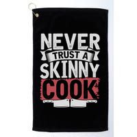Cooking Skinny Chef Hobby Chef Culinary Funny Cook Meaningful Gift Golf Towel