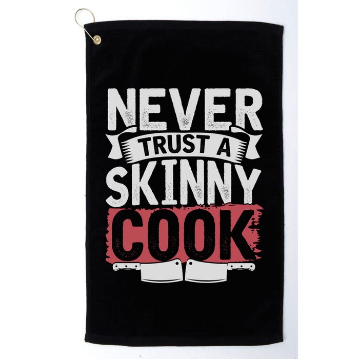 Cooking Skinny Chef Hobby Chef Culinary Funny Cook Meaningful Gift Golf Towel