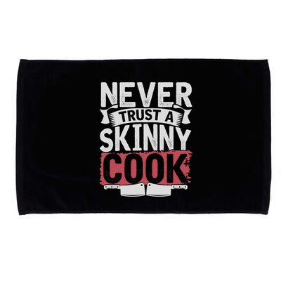 Cooking Skinny Chef Hobby Chef Culinary Funny Cook Meaningful Gift Microfiber Hand Towel