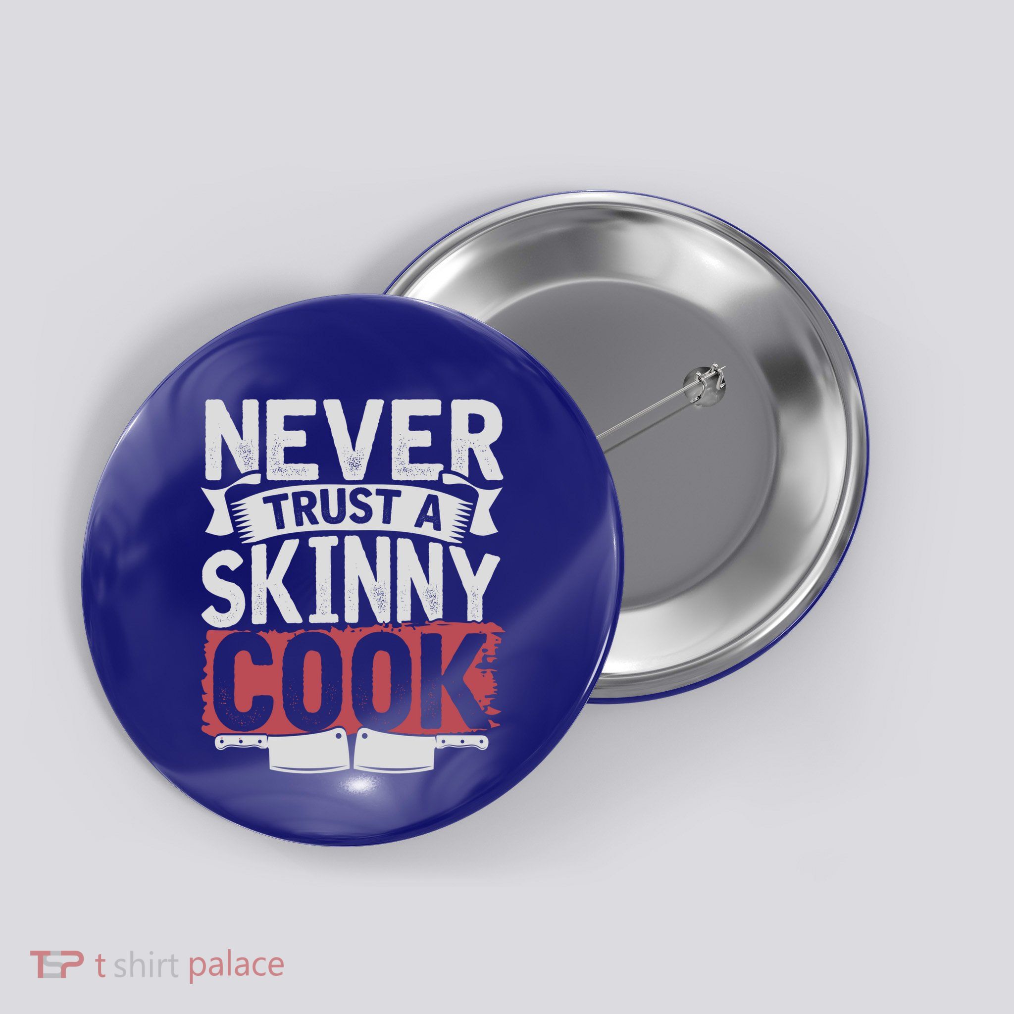 Cooking Skinny Chef Hobby Chef Culinary Funny Cook Meaningful Gift Button