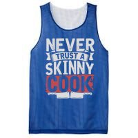 Cooking Skinny Chef Hobby Chef Culinary Funny Cook Meaningful Gift Mesh Reversible Basketball Jersey Tank