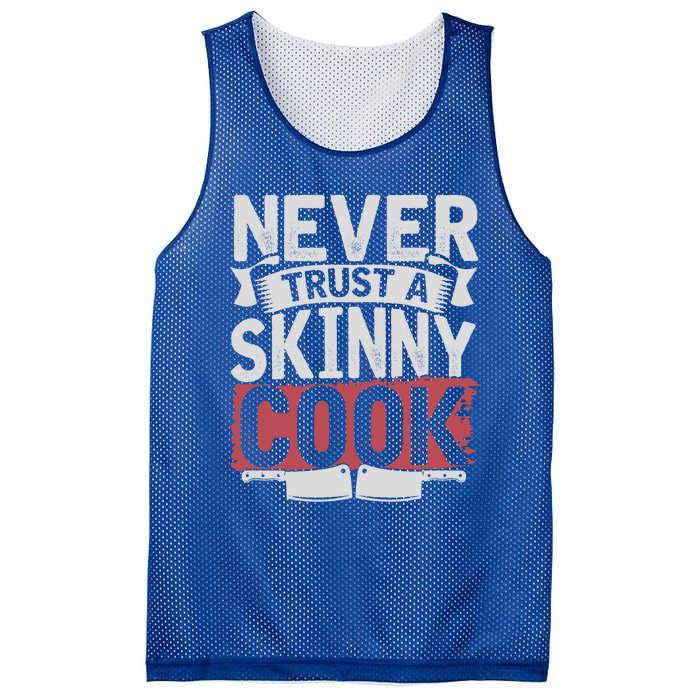 Cooking Skinny Chef Hobby Chef Culinary Funny Cook Meaningful Gift Mesh Reversible Basketball Jersey Tank