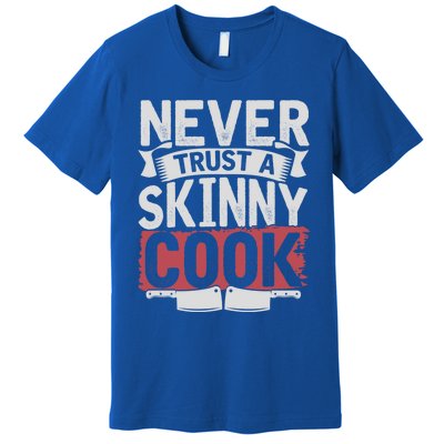 Cooking Skinny Chef Hobby Chef Culinary Funny Cook Meaningful Gift Premium T-Shirt