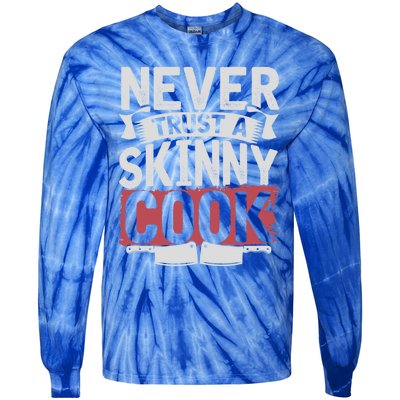 Cooking Skinny Chef Hobby Chef Culinary Funny Cook Meaningful Gift Tie-Dye Long Sleeve Shirt