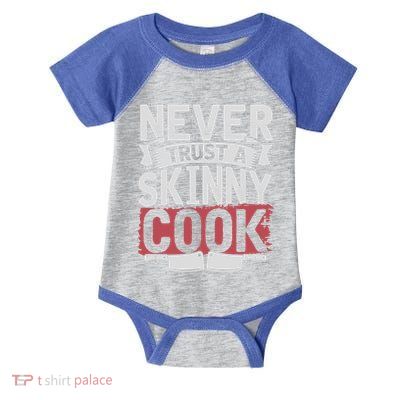Cooking Skinny Chef Hobby Chef Culinary Funny Cook Meaningful Gift Infant Baby Jersey Bodysuit