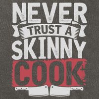 Cooking Skinny Chef Hobby Chef Culinary Funny Cook Meaningful Gift Cotton Canvas Backpack