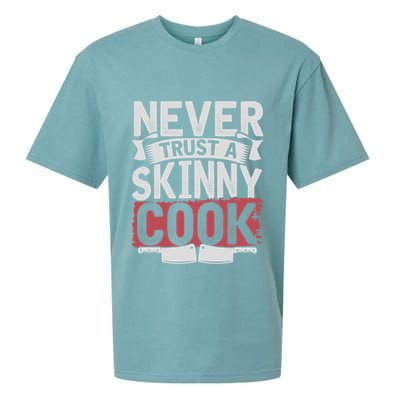 Cooking Skinny Chef Hobby Chef Culinary Funny Cook Meaningful Gift Sueded Cloud Jersey T-Shirt