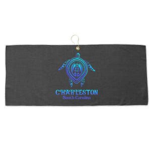 Charleston South Carolina Beach Charleston Sc Sea Turtle Large Microfiber Waffle Golf Towel