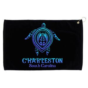 Charleston South Carolina Beach Charleston Sc Sea Turtle Grommeted Golf Towel