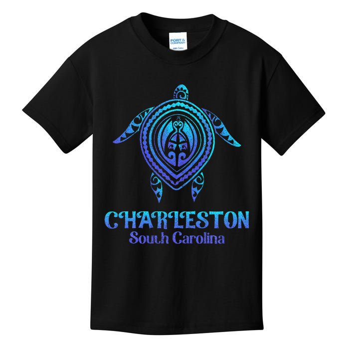 Charleston South Carolina Beach Charleston Sc Sea Turtle Kids T-Shirt