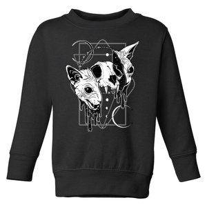 Cosmic Sphynx Toddler Sweatshirt