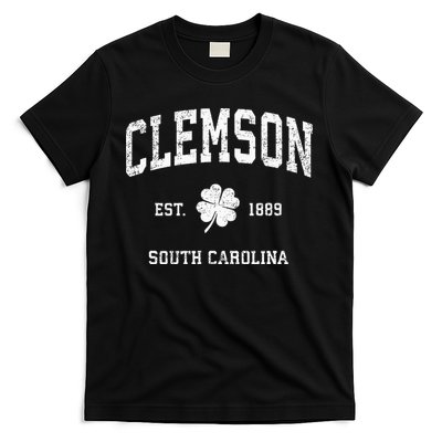Clemson South Carolina Vintage Shamrock Sports T-Shirt