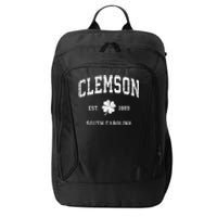 Clemson South Carolina Vintage Shamrock Sports City Backpack