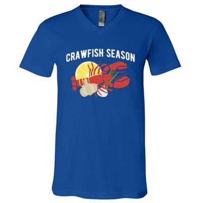 Crawfish Season Crustaceans Crayfish Gift V-Neck T-Shirt