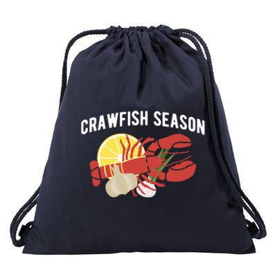 Crawfish Season Crustaceans Crayfish Gift Drawstring Bag