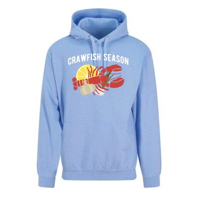 Crawfish Season Crustaceans Crayfish Gift Unisex Surf Hoodie