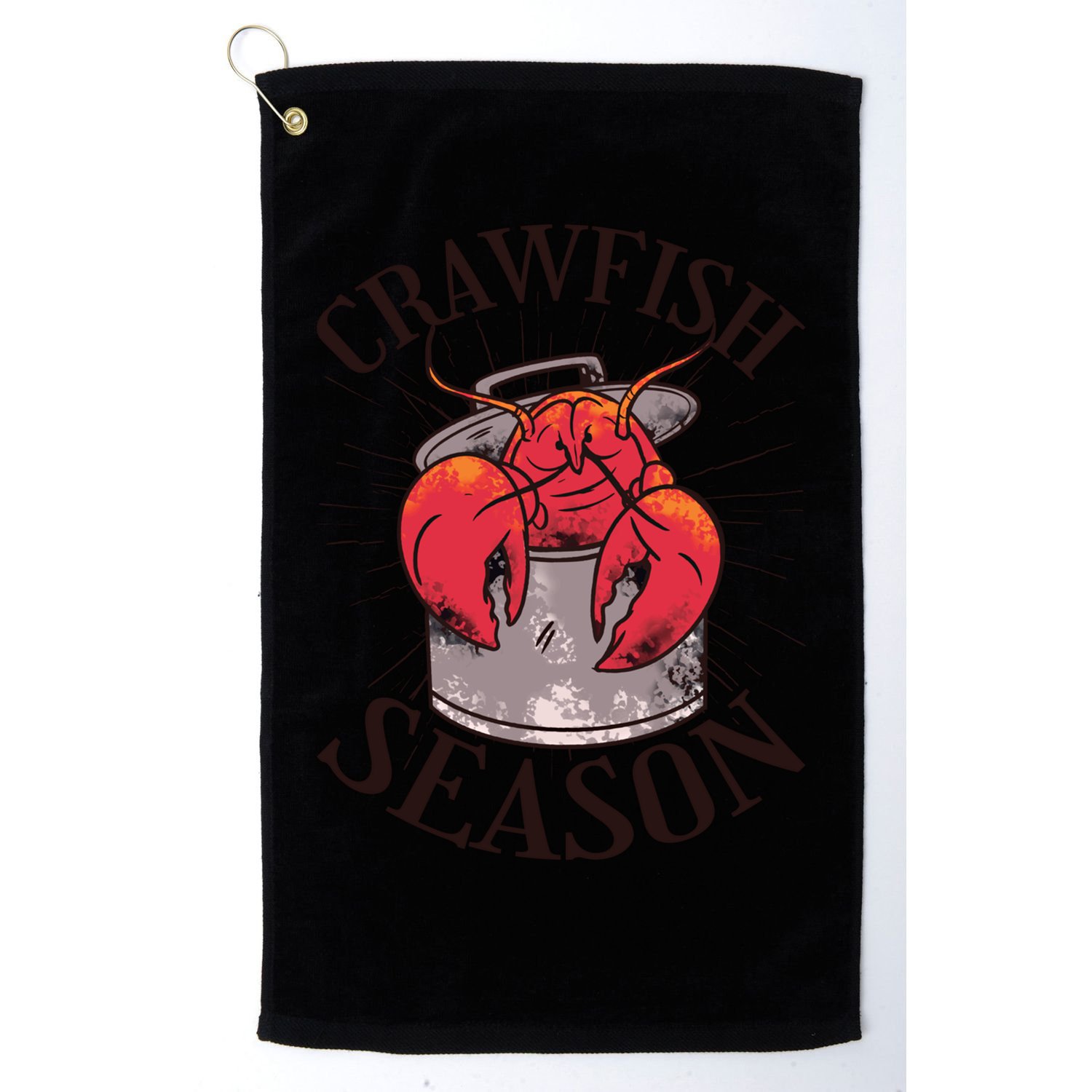 Crawfish Season Crawfish Boil Crew Cajun Lover Gift Golf Towel