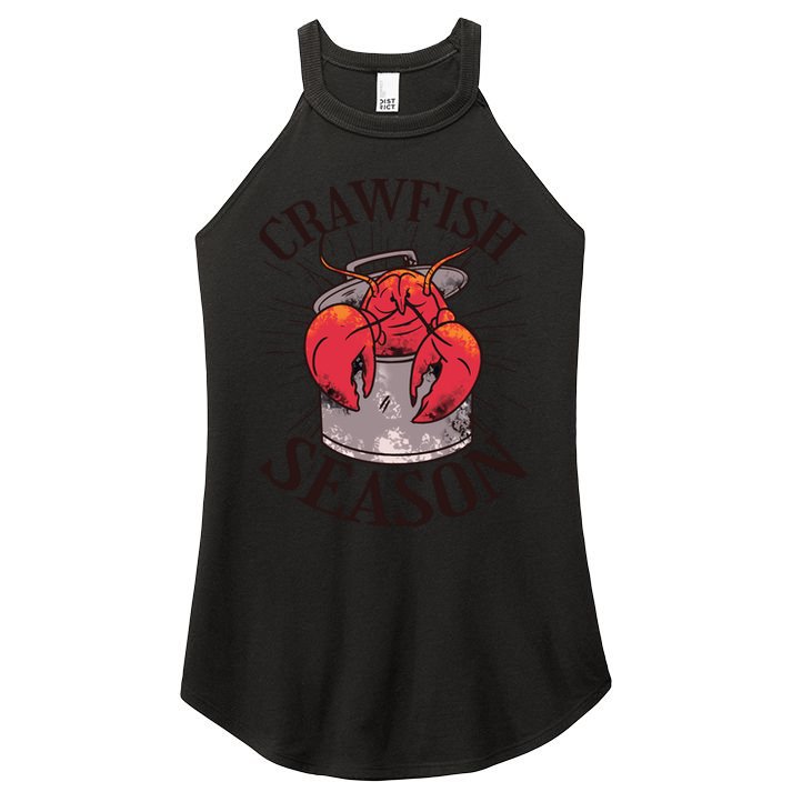 Crawfish Season Crawfish Boil Crew Cajun Lover Gift Women's Perfect Tri Rocker Tank