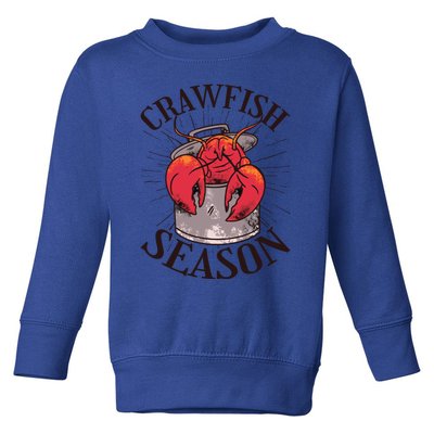 Crawfish Season Crawfish Boil Crew Cajun Lover Gift Toddler Sweatshirt