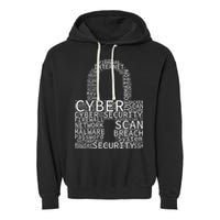 Cyber Security Garment-Dyed Fleece Hoodie
