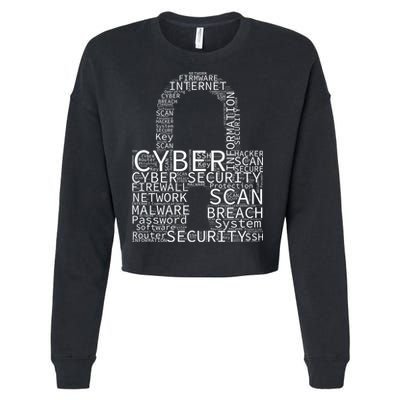 Cyber Security Cropped Pullover Crew