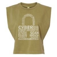Cyber Security Garment-Dyed Women's Muscle Tee