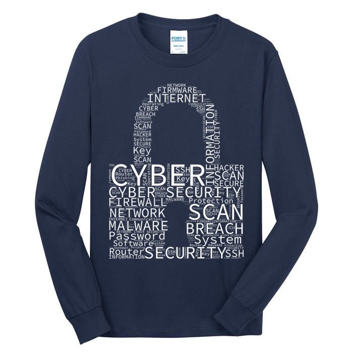 Cyber Security Tall Long Sleeve T-Shirt