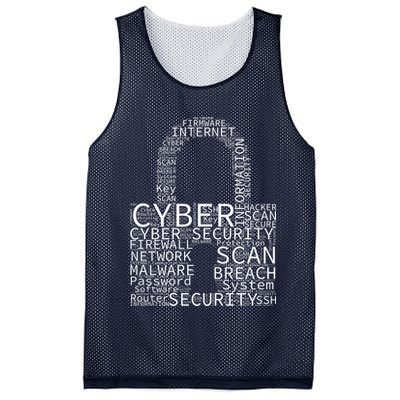 Cyber Security Mesh Reversible Basketball Jersey Tank
