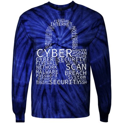 Cyber Security Tie-Dye Long Sleeve Shirt