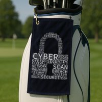 Cyber Security Golf Towel
