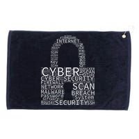 Cyber Security Grommeted Golf Towel
