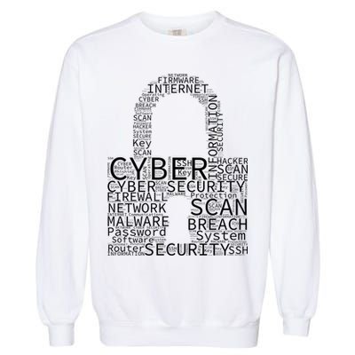 Cyber Security Garment-Dyed Sweatshirt