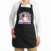 Chlamydia Survivor Cat Meme Funny Apron