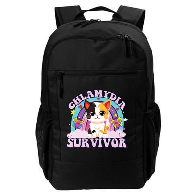 Chlamydia Survivor Cat Meme Funny Backpack