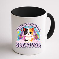 Chlamydia Survivor Cat Meme Funny Mug