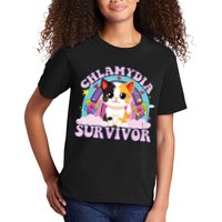 Chlamydia Survivor Cat Meme Funny Kids T-Shirt