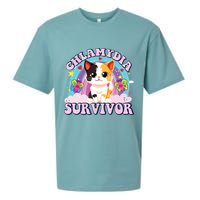 Chlamydia Survivor Cat Meme Funny Sueded Cloud Jersey T-Shirt