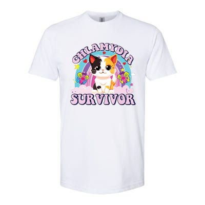 Chlamydia Survivor Cat Meme Funny Softstyle® CVC T-Shirt