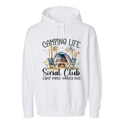 Camping Social Club Garment-Dyed Fleece Hoodie